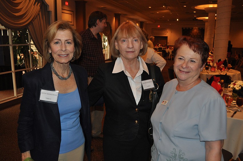 Kathy McEachran, Maureen Arnold and Marilyn Cox