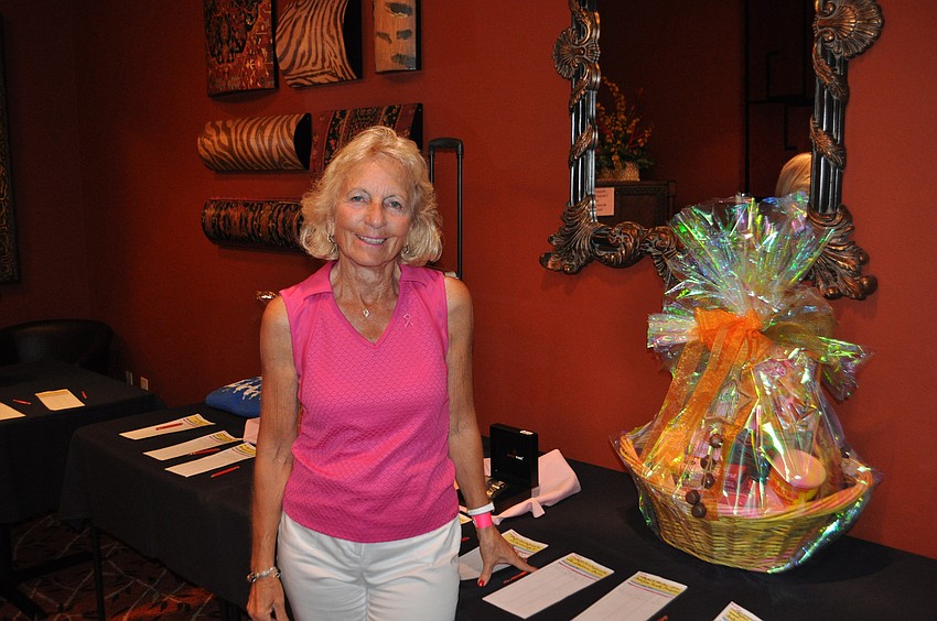 Kathy Lyons hosted the silent auction.