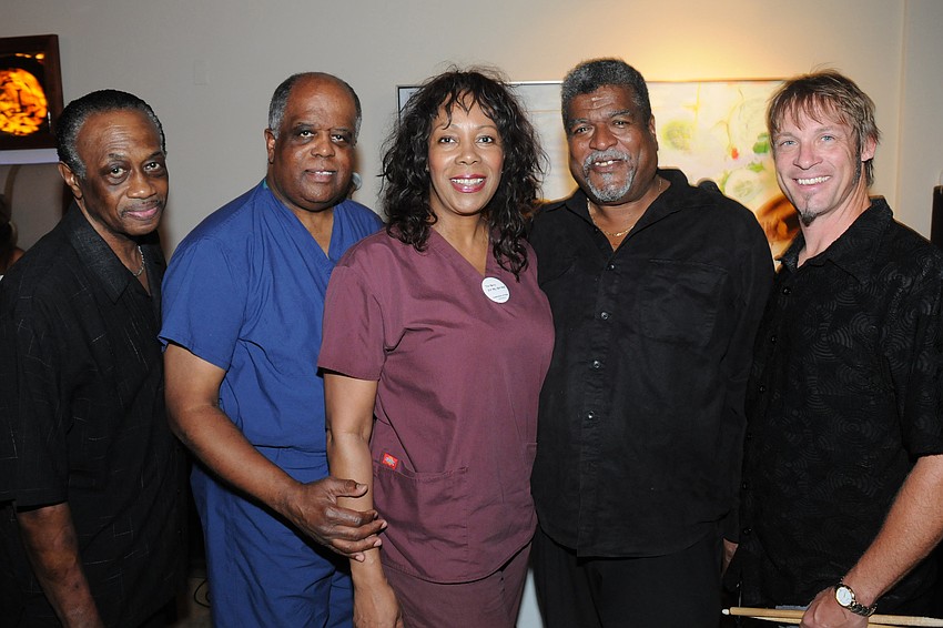 Members of Soul Sensation, featuring Dr. Randall Morgan, donated their time to entertain the crowd.