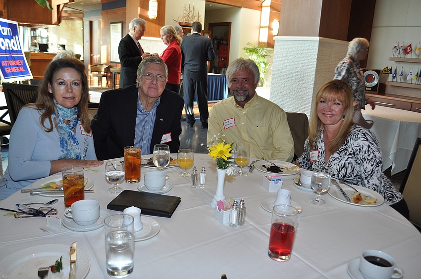 Shannon and Bob Gault with Bob and Carol Rogers