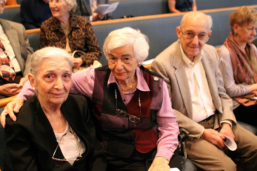Dr. Ruth Simons with Dr. Helen Fagin and Sidney Fagin