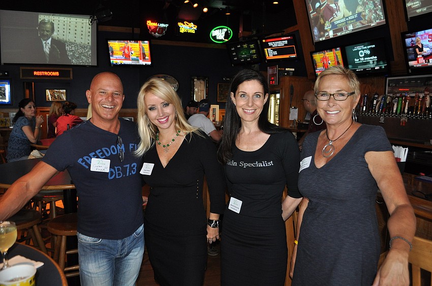 Frank Martinelli, Angela Nisbet, Melanie Saunooke and Rebecca Ronan