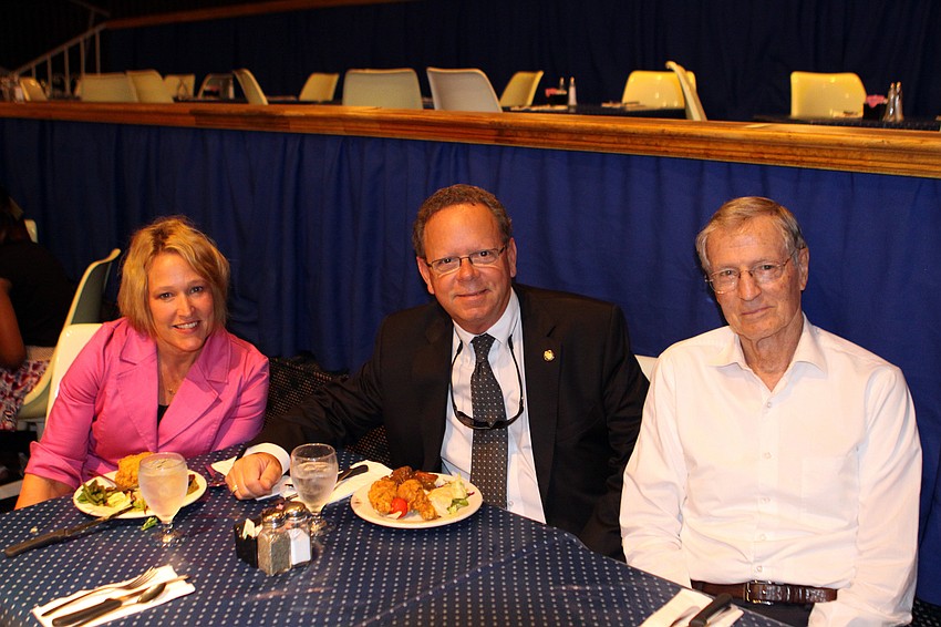 Sally and Gary Tibbetts with Jack Floyd