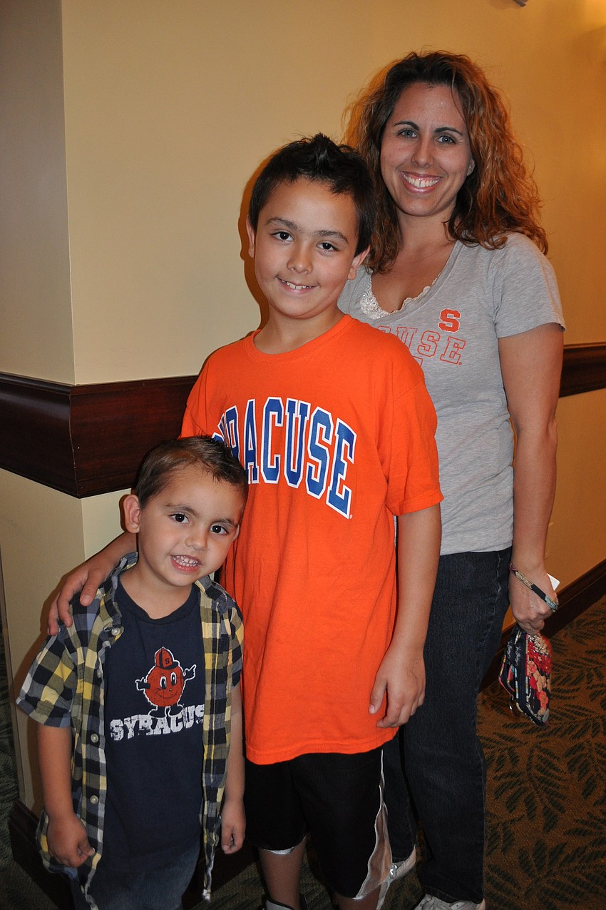 Talen and Bryce Rich came out with their mom, Debbie.