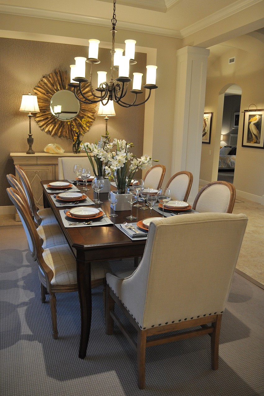 The dining area drew plenty of attention.