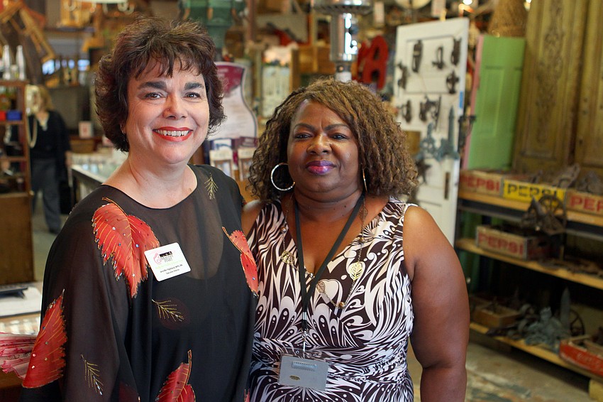 Executive Director Jennifer Highland and Beverly Phelps