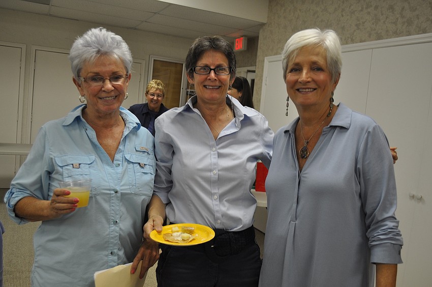 Gail Wyer, Terri Noyes and Pam DeFratus