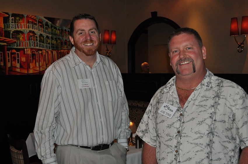 Tony Moore of Gulfside Mortgage and Joe Tine of MycoTek