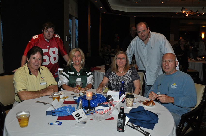 Buzz and Janet Schaberg, Alex Britell, Robert DiPano, Patty and Vince DiPano