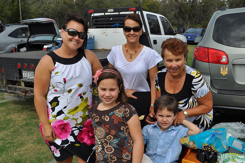 Tania and Sophia Priatka, Nadia Veremchuk, Lukas Priatka and Lucy Sawa