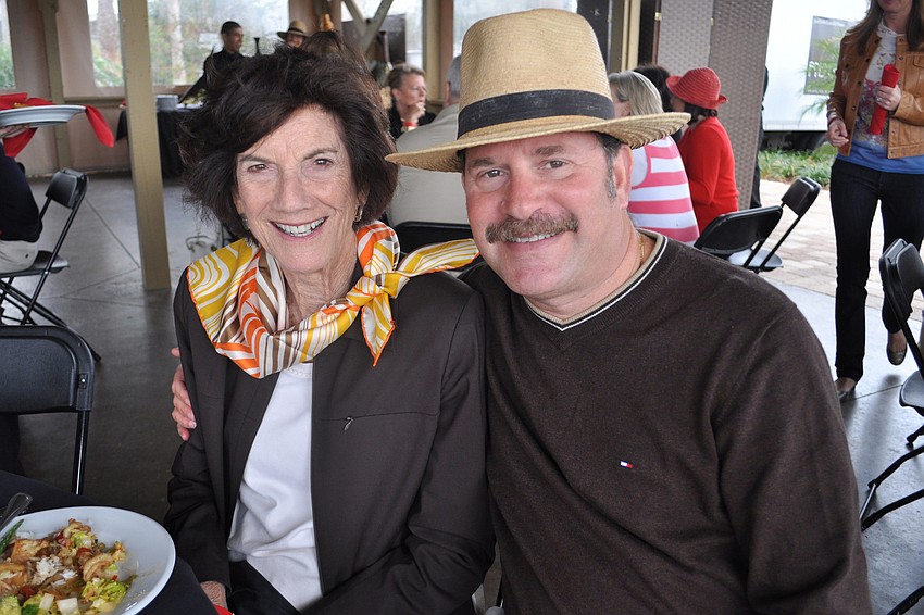 Silverberg Jewelry founder Jane Silverberg is pictured with her son, Ed Silverberg.