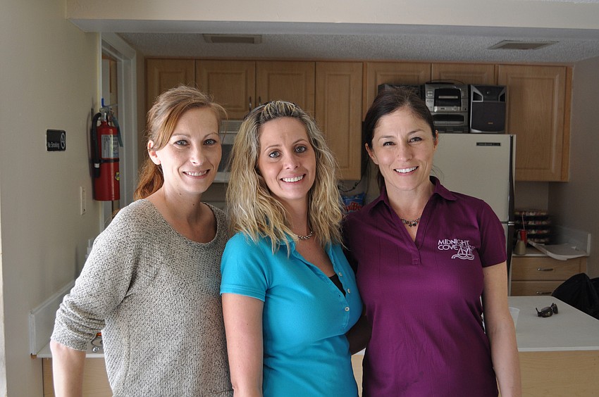 Kelly Smith, Shannon Stafford and Michelle Lentini