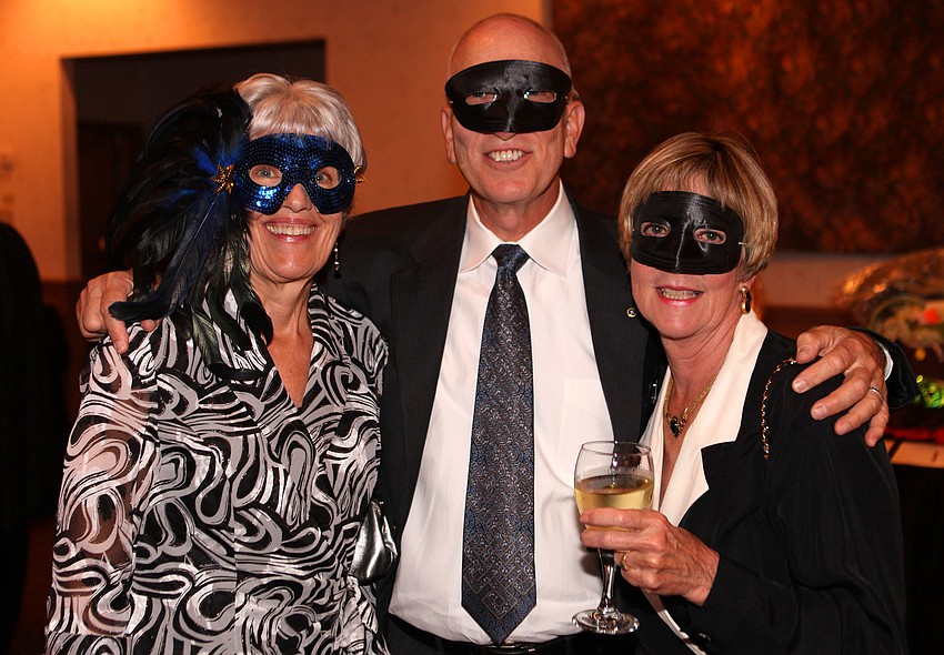 Linda and Bill Irish with Peggy Hayden