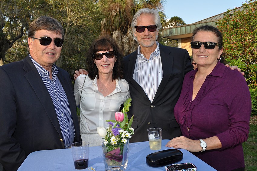 Mark and Tracie Pierce with Chris and Brigitte Gallagher