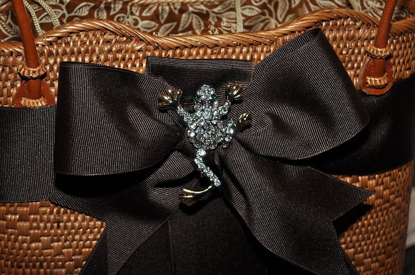 Purses were available for purchase.