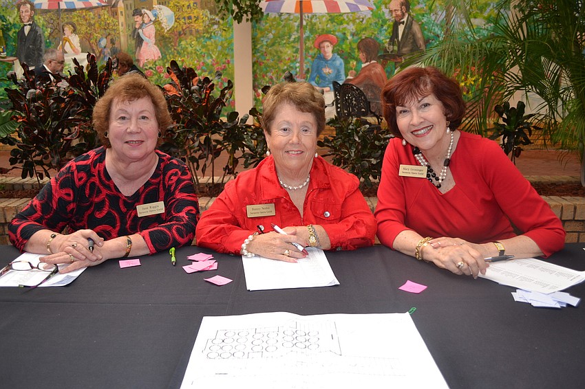 Jane Riggim, Bunny Nesbit and Mary Groniger