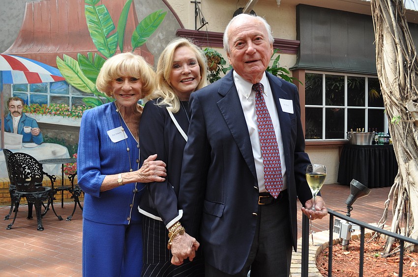 Flori Roberts with Margaret and Bill Wise