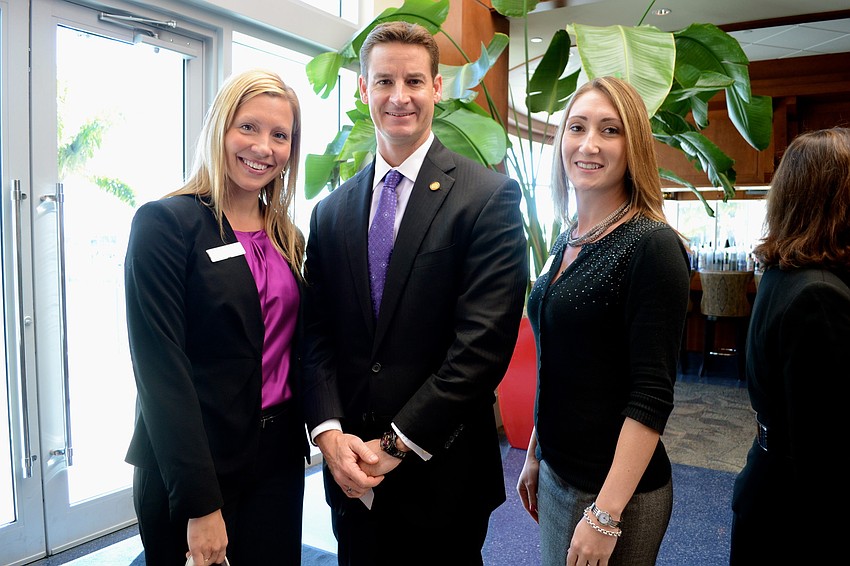 Sheena Robinson, Greg Steube and Jennifer Retzer