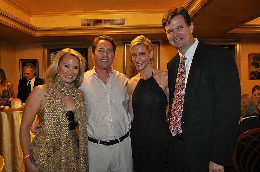 Carrie and Tom Rodgers with Ashley and Peter Burroughs