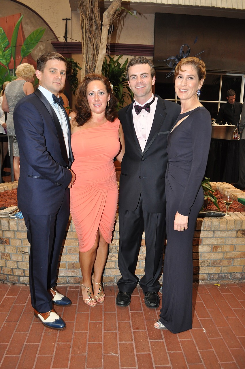 Co-Chairs Wayne and Mindy Rollins with Paul Brannan and Heidi Anderson