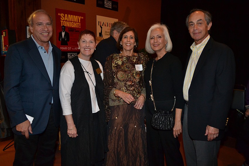 Ed Rosenthal, Darlene Arbeit and Betty Rosenthal with Janie and Edward Moravitz
