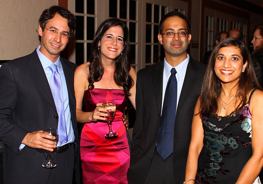 Andrew and Sasha Rosin with Shree and Ashok Sastry