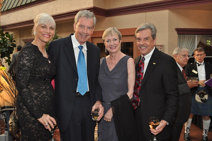Diane and Bob Roskamp with Lynn and Arthur Guilford