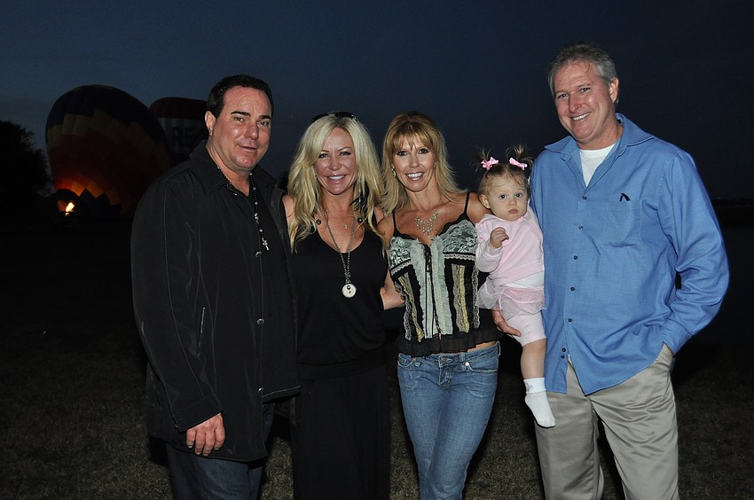 Jeff and Joanne Roberti with Leanne, Paizley and Randy Platfoot