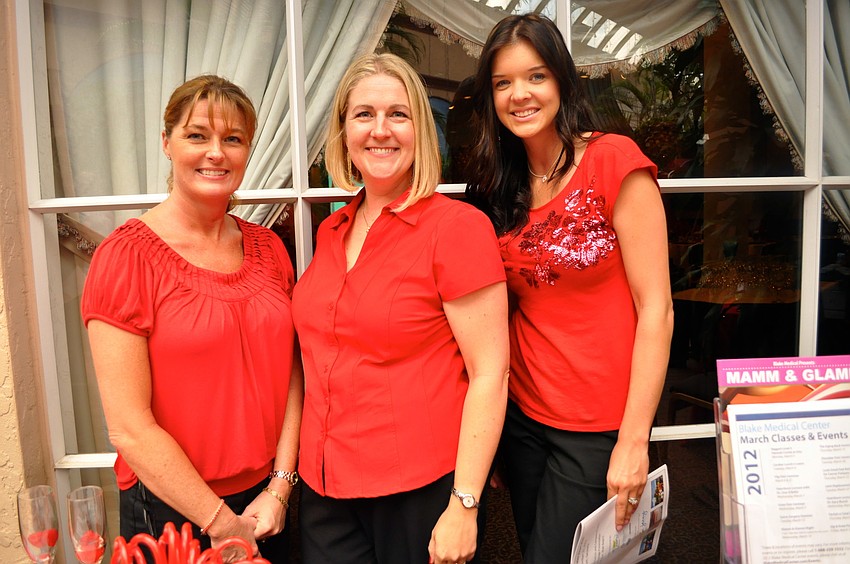 Lisa Sanchez, Lauren Enger and Alexandria 
French