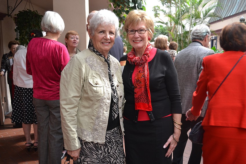 Gail Sanderson and Janet Huelster