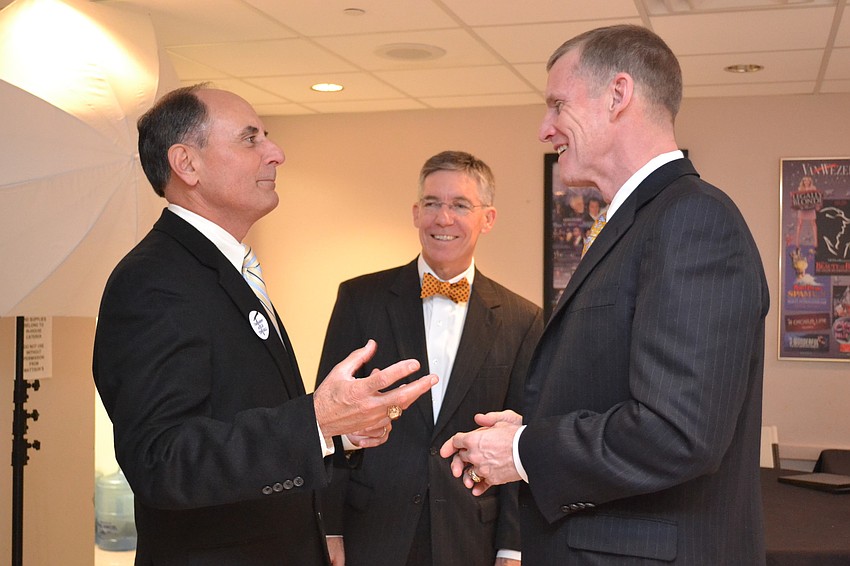 John Saputo, Matt Walsh and Gen. Stanley McChrystal