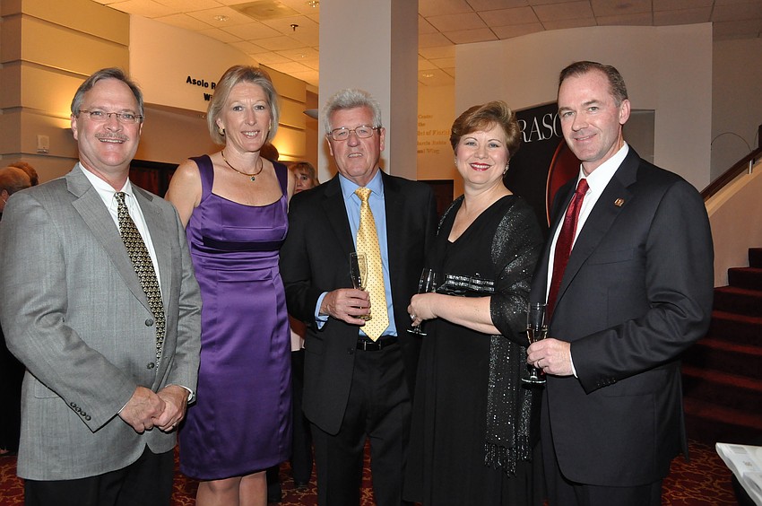 Robert Schermer, Donna and Rick Stiens, Kathy Schermer and Curt Edwards