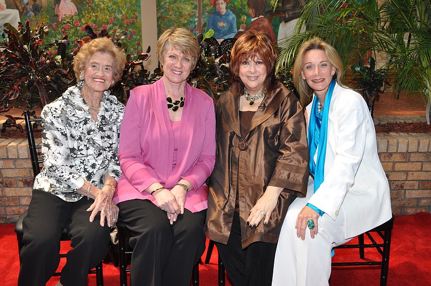 Honorees Betty Schoenbaum, Debra Jacobs, Linda Desmarais and Kim Githler