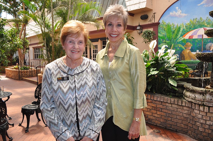 Sarasota Orchestra Association President Anne Scott with Anita Kincade