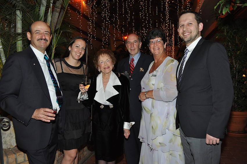 Joel and Stephanie Servetz, Norma Mittenthal, Gerry Ronkin, Felicia Servetz and Ilya Pevzner