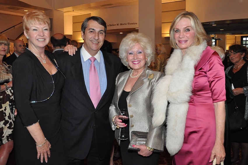 Mary Anne Servian, John Simon, Vivian Kouvant and Hillary Steele