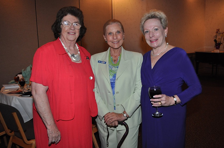 Irene Shatz, Chairwoman Toni Armstrong and Cece Dwyer