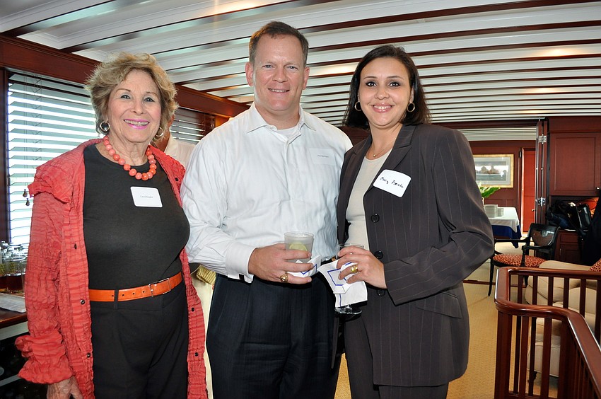 Carol Siegler, Jim Springer and Mary Amato