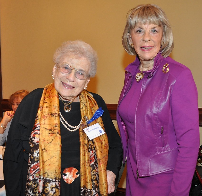 Honorees Addie Silverman and Gloria Moss
