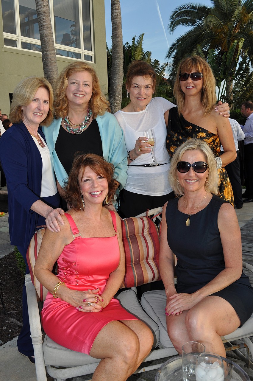 Host Donna Simmons with Lavonne Martin, Susan Brennan, Belinda Coffrin, Gail Bowden and Kristi Bonsack