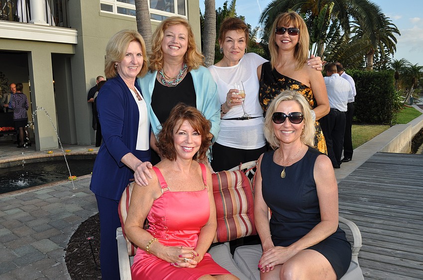 Host Donna Simmons with Lavonne Martin, Susan Brennan, Belinda Coffrin, Gail Bowden and Kristi Bonsack