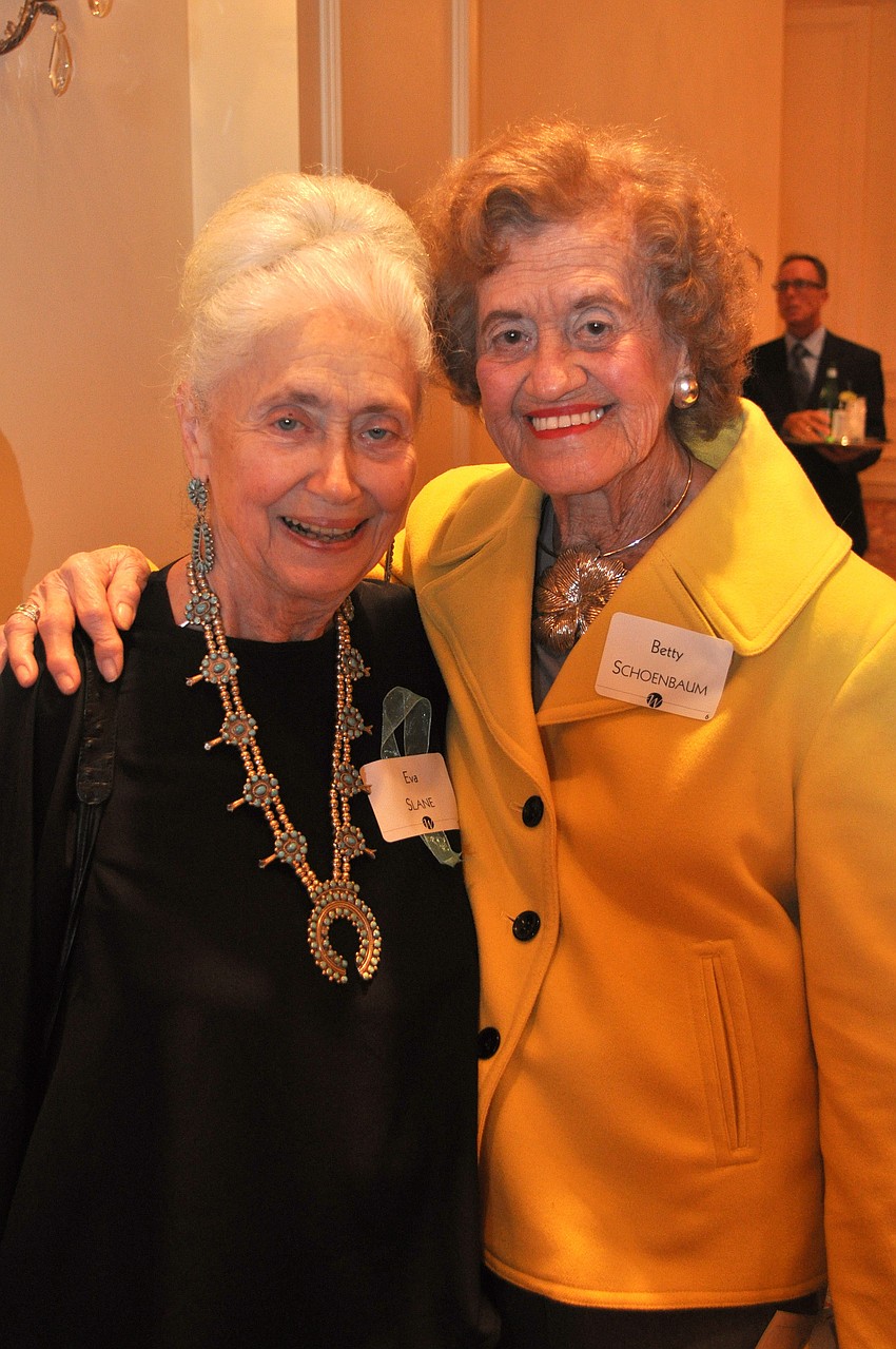 Eva Slane and Betty Schoenbaum