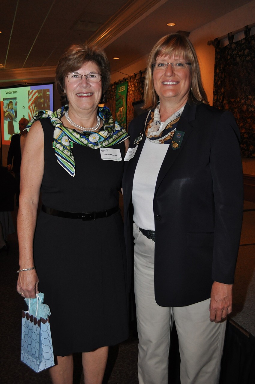 Girl Scouts of Gulfcoast Florida CEO Susan Stewart and President Linda Getzen