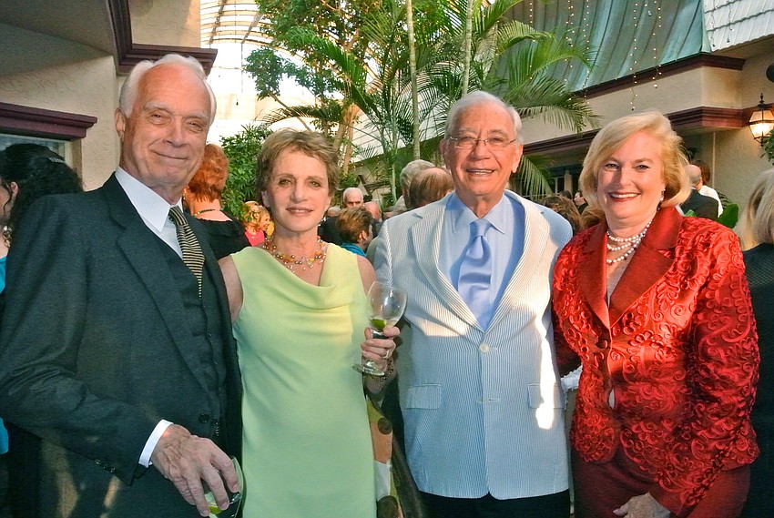 Richard Storm with Charlotte and Charles Perret and Ellen Berman