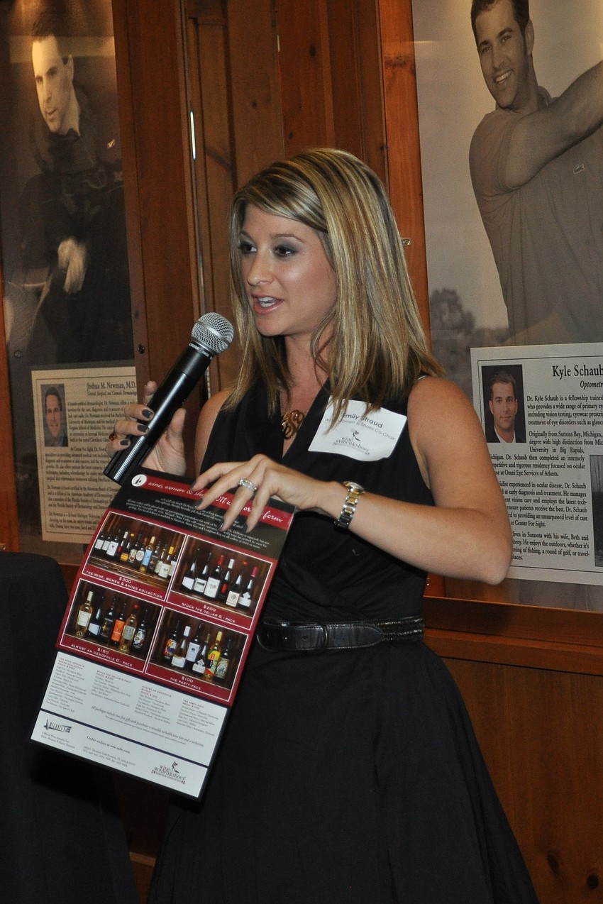 Event Co-chair Emily Stroud