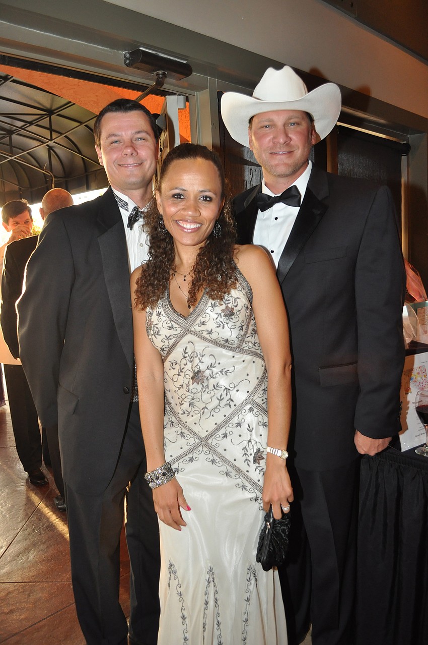 Aaron Sudbury with Josette and Doug Grice