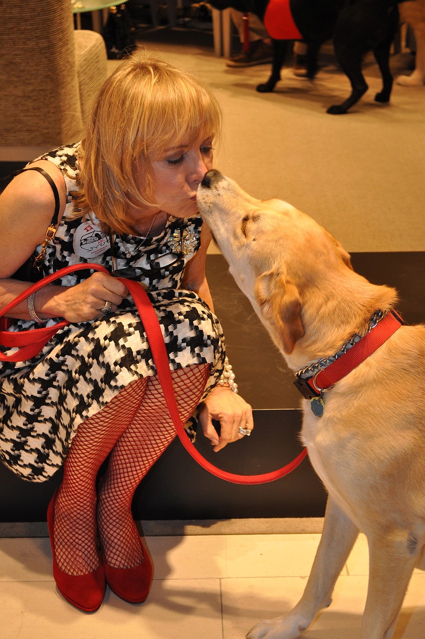 Charlie Ann Syprett with Sophie