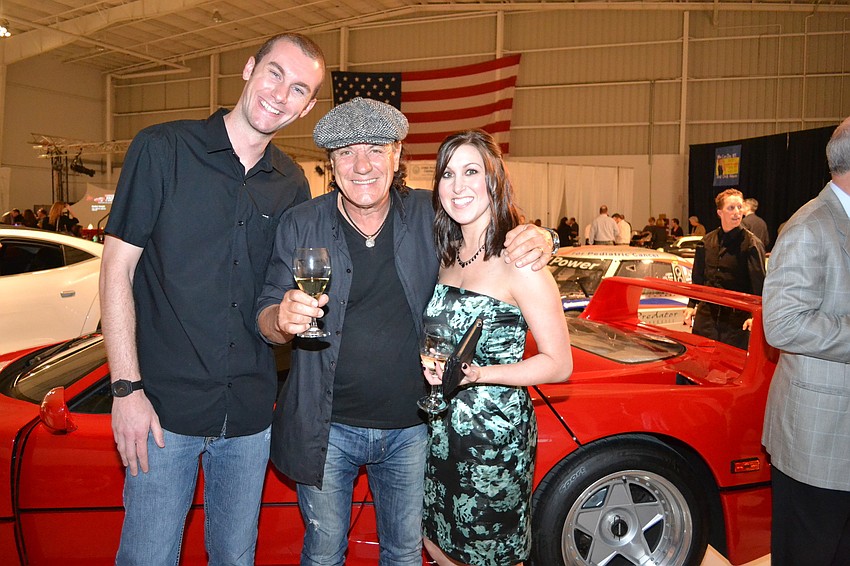 Alan Taylor, Brian Johnson and Stephanie Taylor