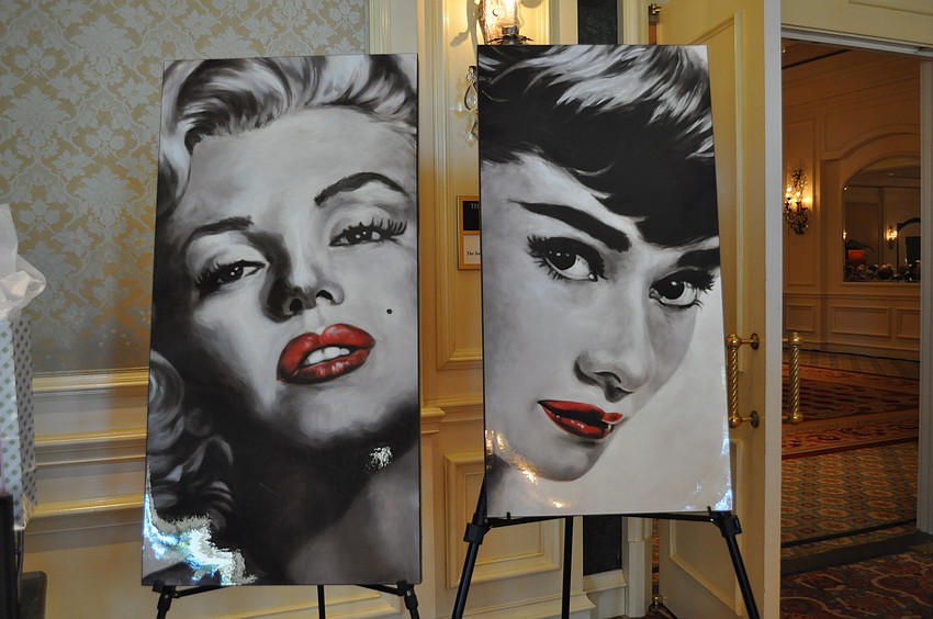 This artwork up for auction at the event.