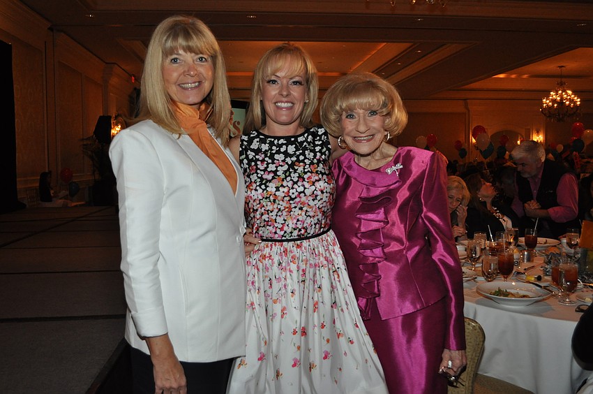Honorees Pam Truitt, Susan Jones and Flori Roberts